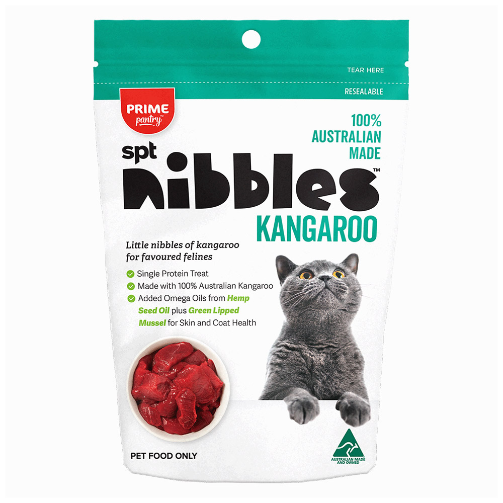 Prime Pantry Nibbles SPT Single Protein Kangaroo Treats For Cats 40 Gm for Cats