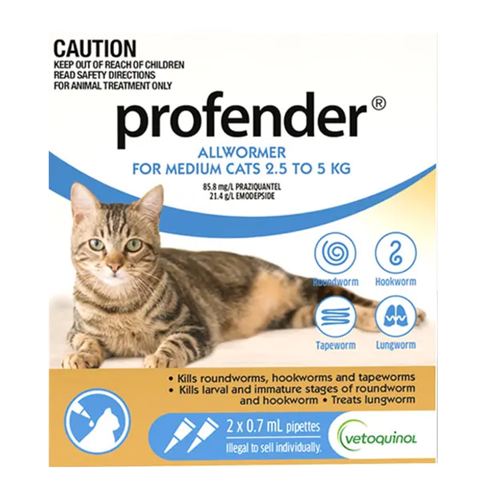 Profender Allwormer for Cats