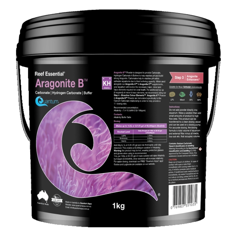 Quantum Aragonite B Powder for Fish Supplies