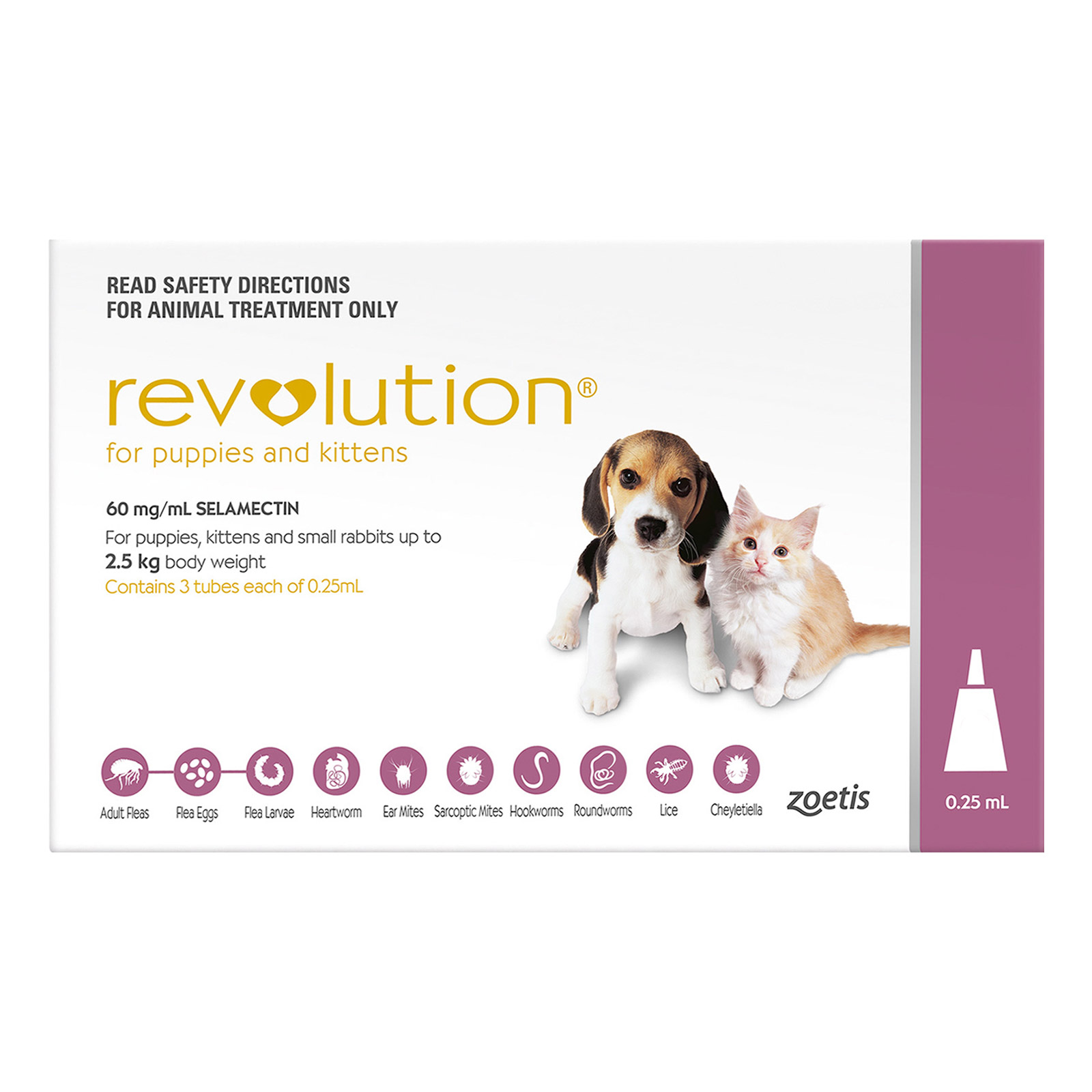 Revolution For Puppies (Pink) upto 2.5Kg
