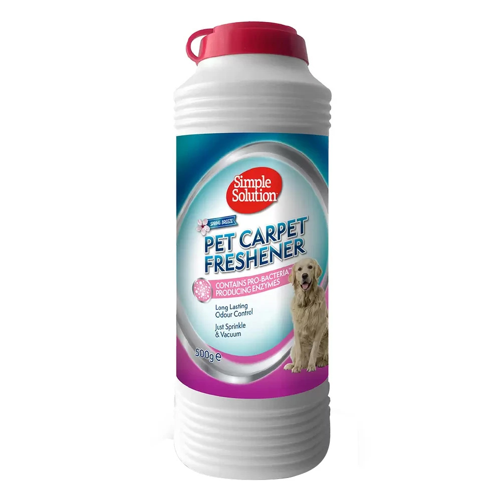 Simple Solution Pet Carpet Freshener Spring Breeze Powder for Dogs for Dogs