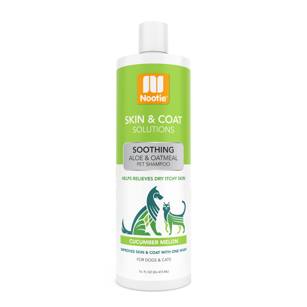 Nootie Skin & Coat Solutions Soothing Cucumber Melon Shampoo for Dogs & Cats for Dogs