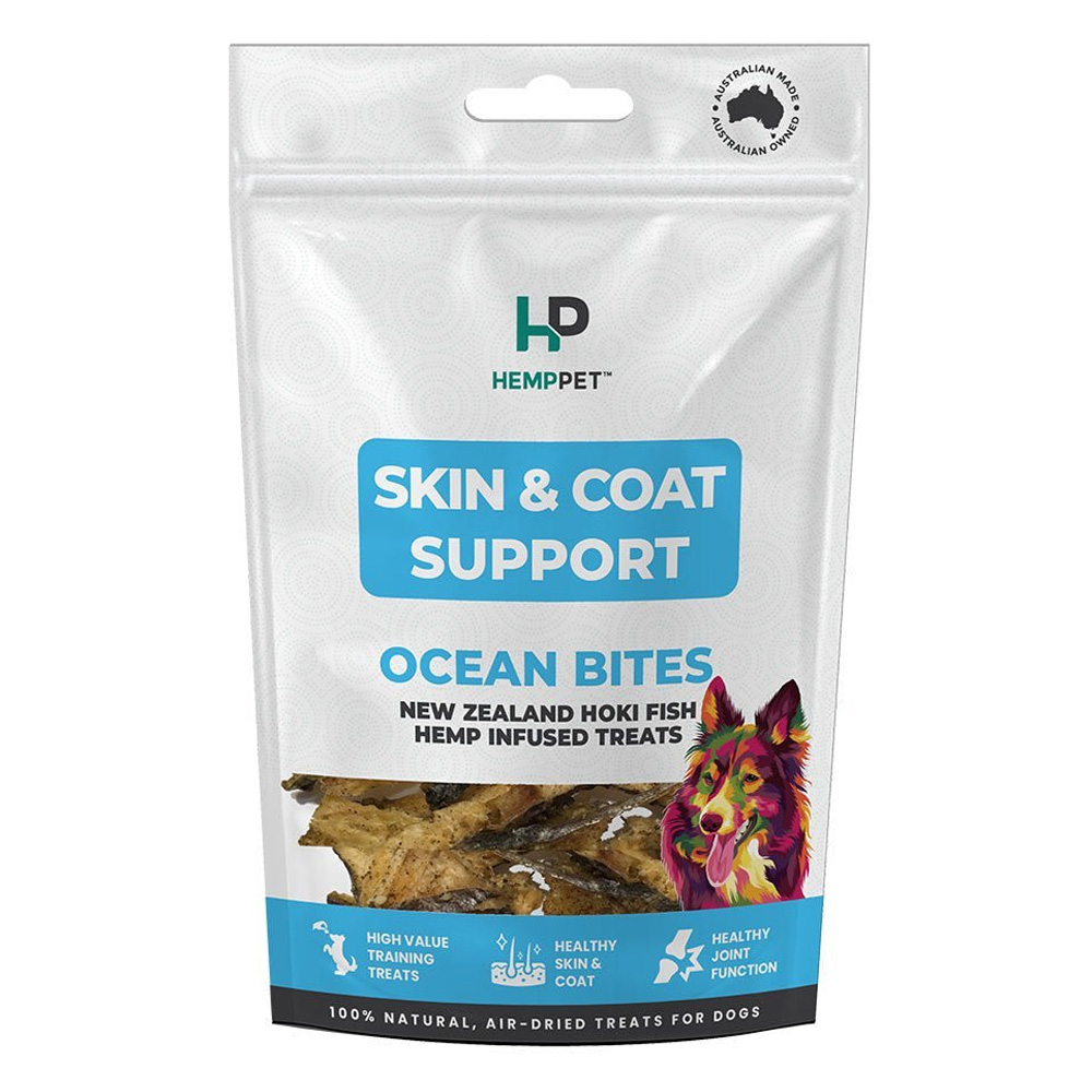 HempPet Skin & Coat Support Ocean Bites for Dogs for Dogs