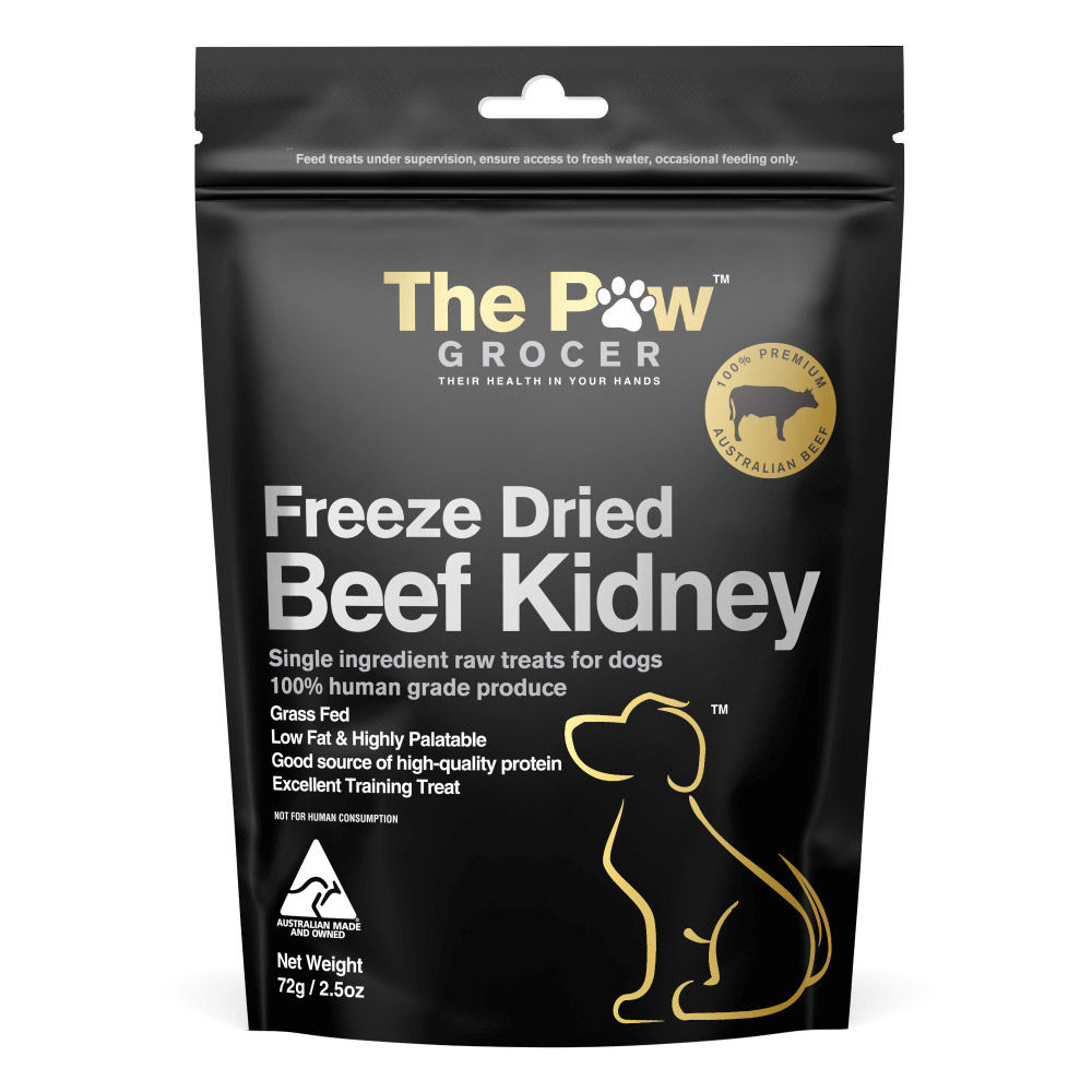 The Paw Grocer Freeze Dried Beef Kidney for Dogs for Dogs