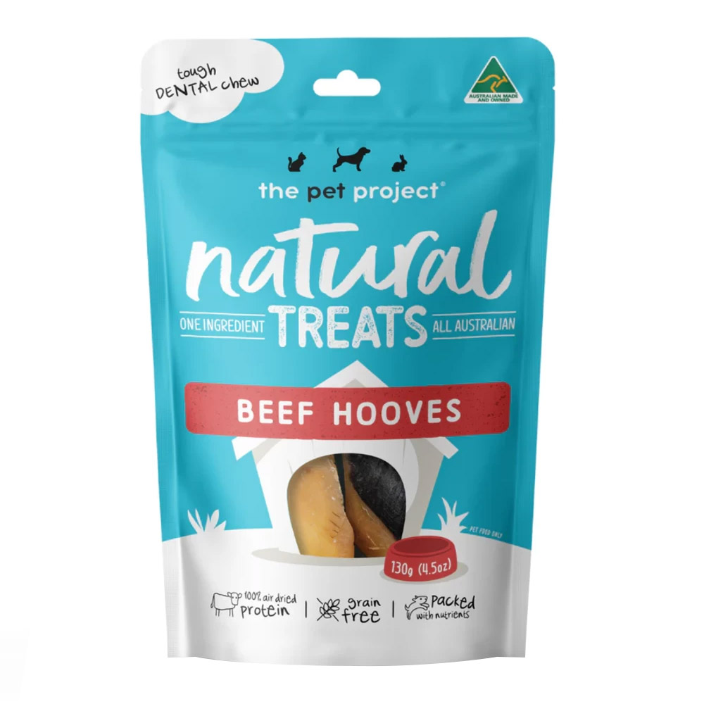 The Pet Project Natural Dog Treats Beef Hooves for Dogs