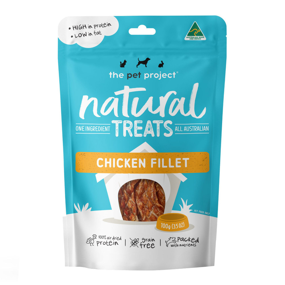 The Pet Project Natural Dog Treats Chicken Fillet for Dogs