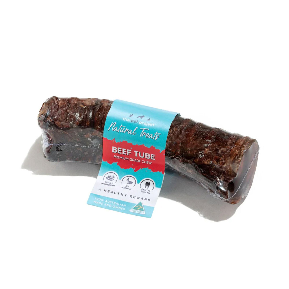 The Pet Project Natural Dog Treats Beef Tube for Dogs