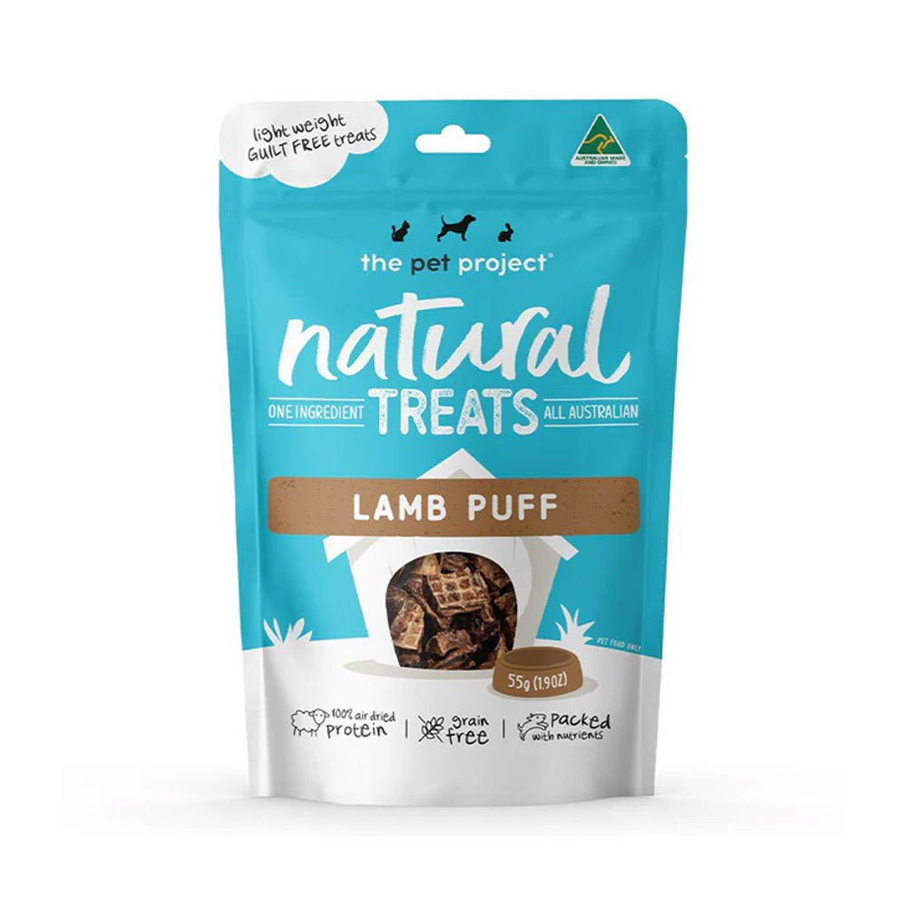 The Pet Project Natural Treats Lamb Puff