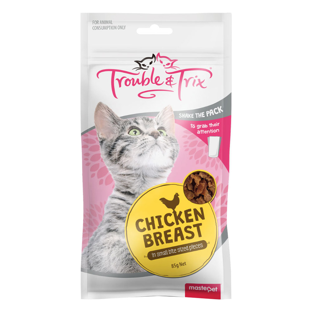 Trouble & Trix Chicken Breast Cat Treats for Cats