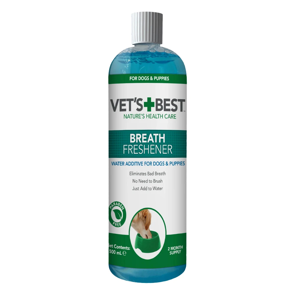 Vet's Best Nature's Health Care Breath Freshener Water Addictive for Dogs & Puppies for Dogs