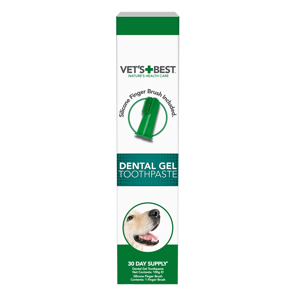 Vet's Best Nature's Health Care Dental Gel Toothpaste for Dogs for Dogs
