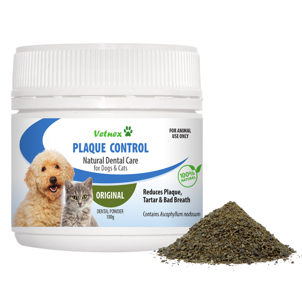 Vetnex Plaque Control Natural Dental Care Powder for Dogs & Cats for Dogs