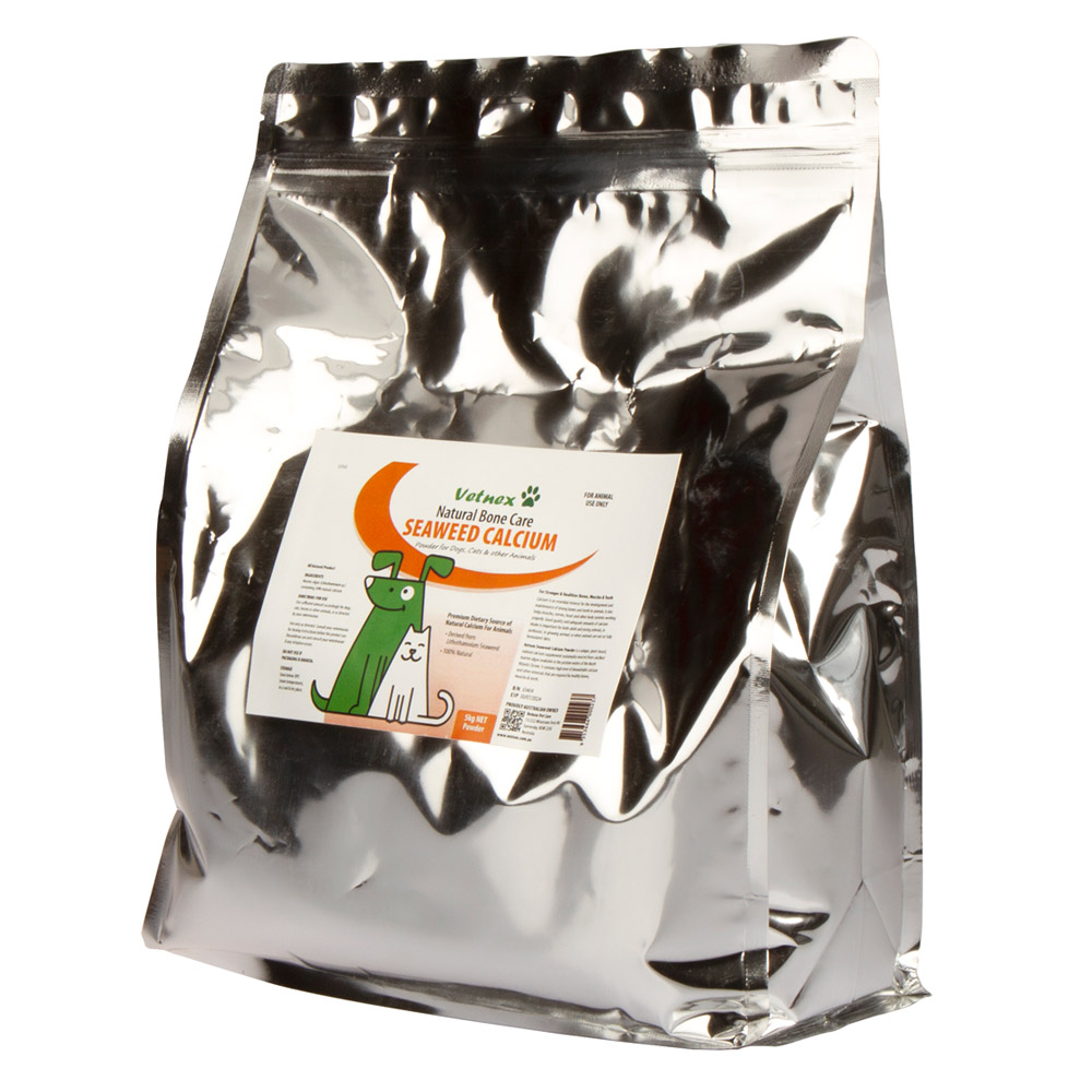 Vetnex Seaweed Calcium Natural Bone Care Powder for Dogs Cats & other Animal