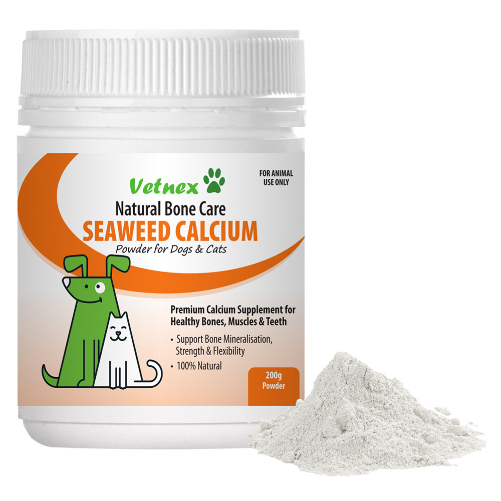 Vetnex Seaweed Calcium Natural Bone Care Powder for Dogs