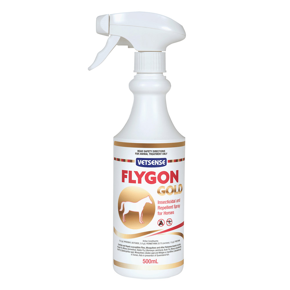 Vetsense Flygon Gold Insecticidal and Repellent Spray for Horses