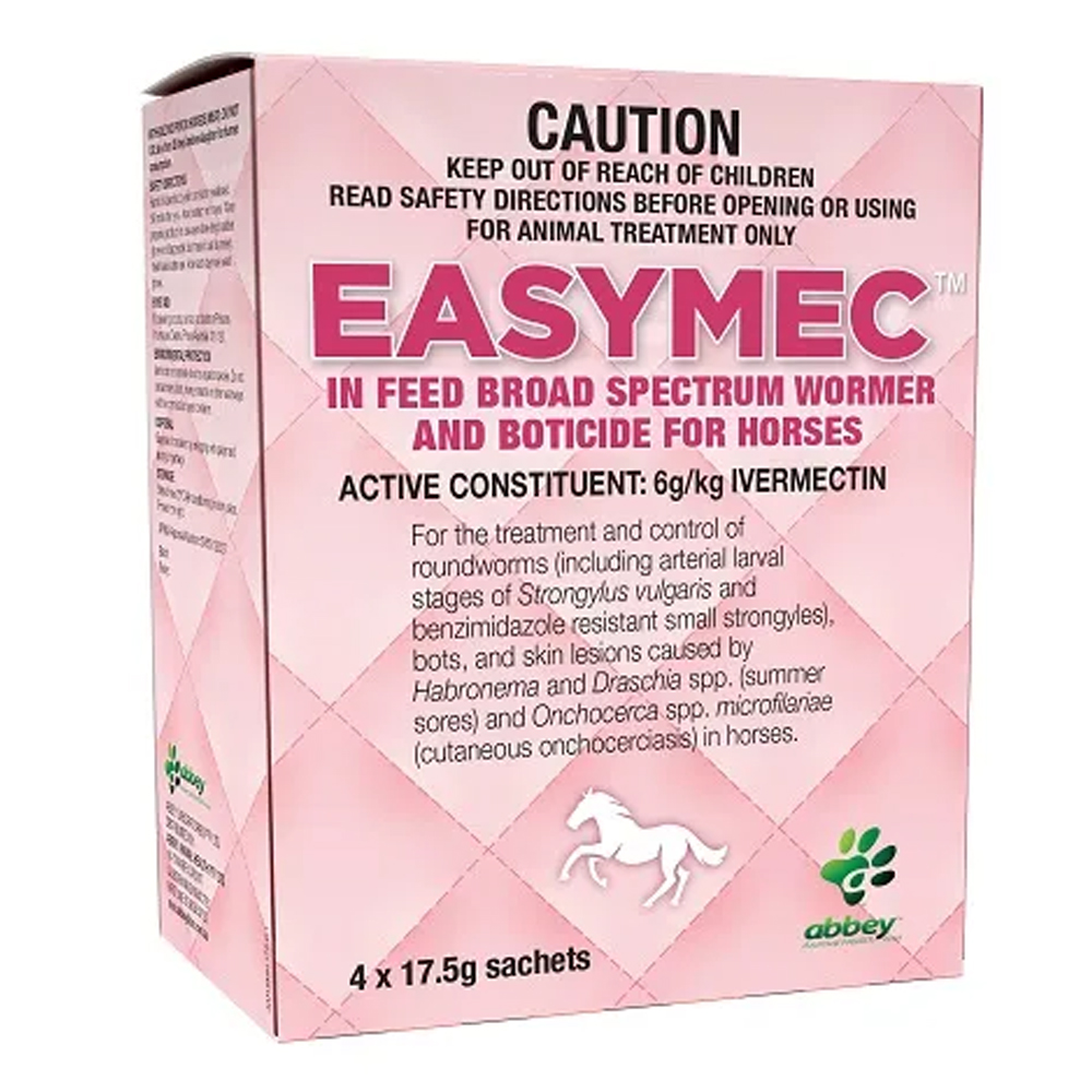 Abbey EASYMEC In Feed Broad Spectrum Wormer & Boticide for Horses for Horse