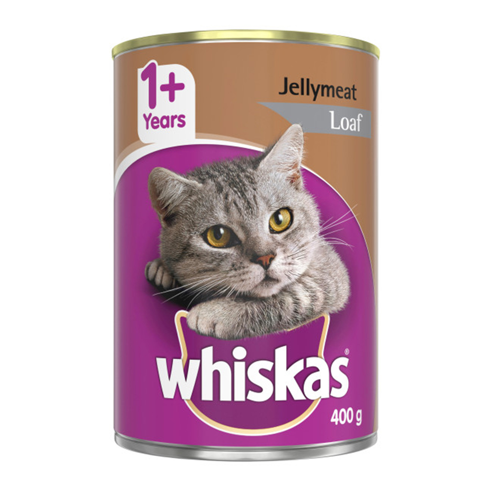 Whiskas Adult 1+ Years Jellymeat Loaf Wet Cat Food for Food