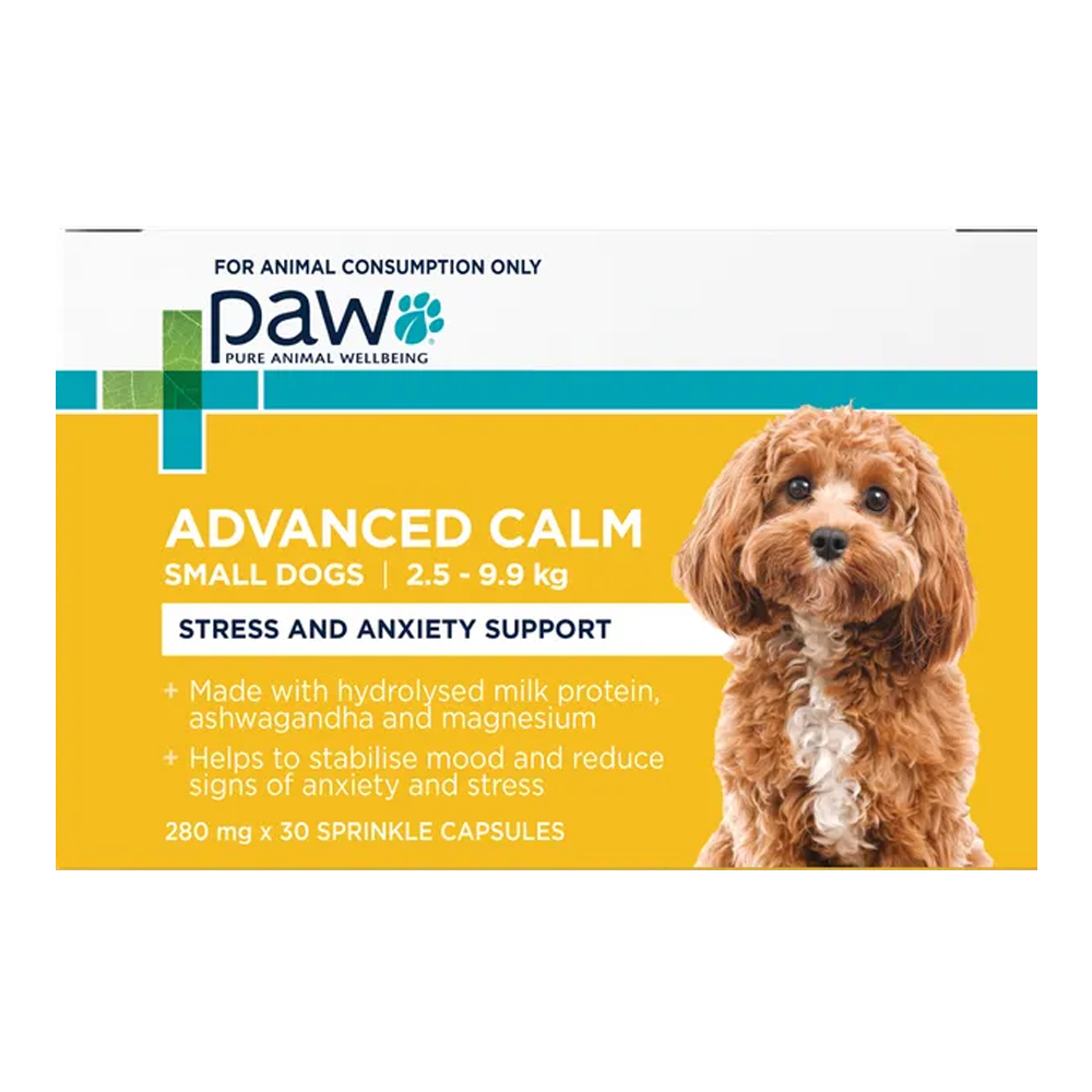 PAW Advanced Calm Stress and Anxiety Support for Dogs Small (2.5 - 9.9 Kg)