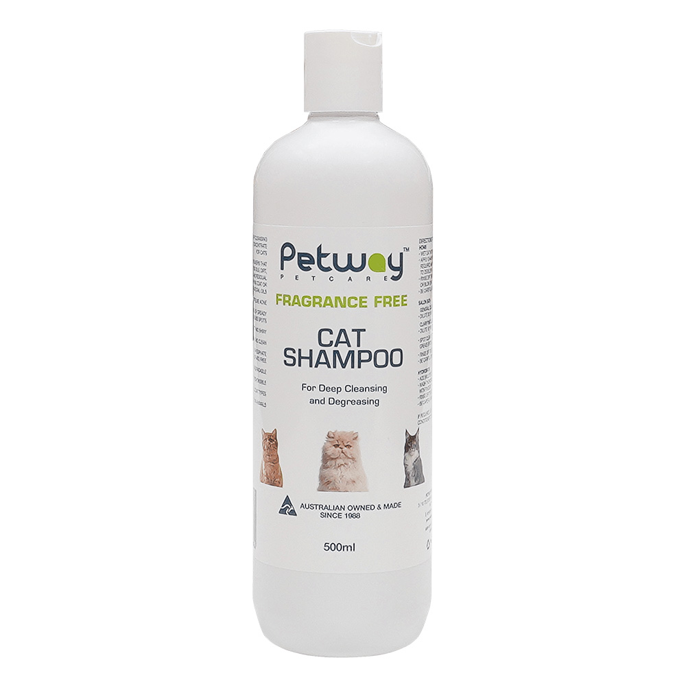 Petway Petcare Fragrance Free Cat Shampoo For Deep Cleansing And Degreasing For Cats for Cats