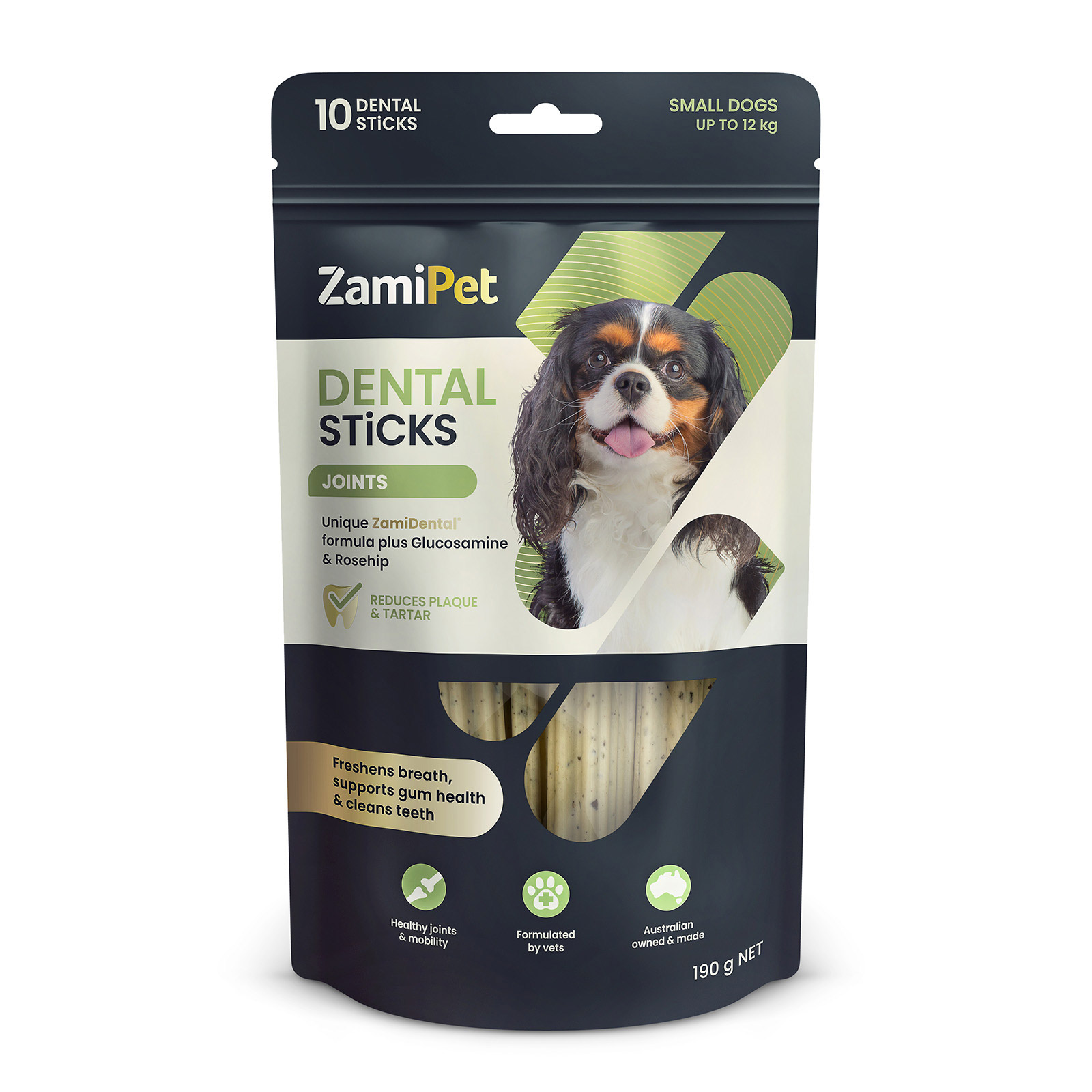 ZamiPet Dental Sticks Joint Dog Treats (Small Dogs Up To 12kg)