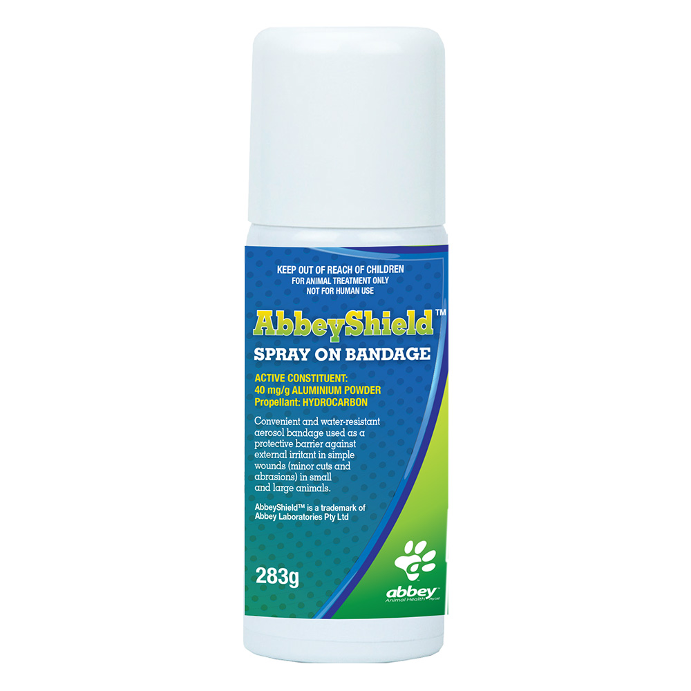 Abbeyshield Spray On Bandage for Animals for Farm Animals