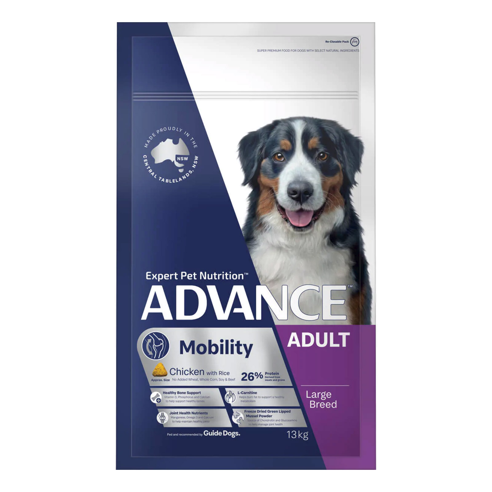 Advance Mobility Large Breed Adult Dog Dry Food (Chicken & Rice)