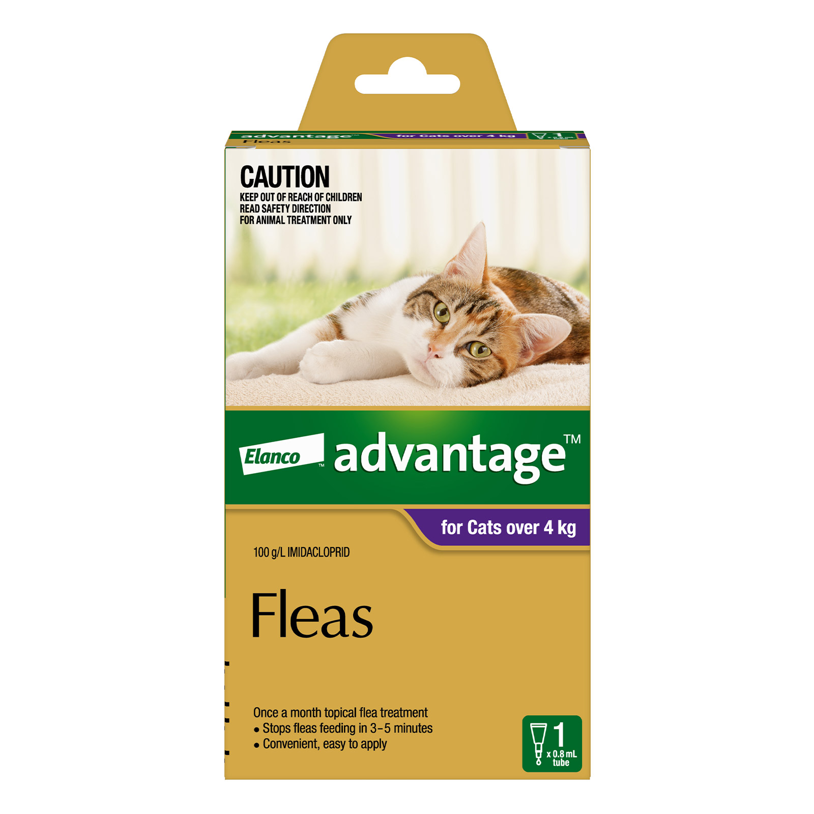 Advantage For Cats Over 4Kg (Purple)