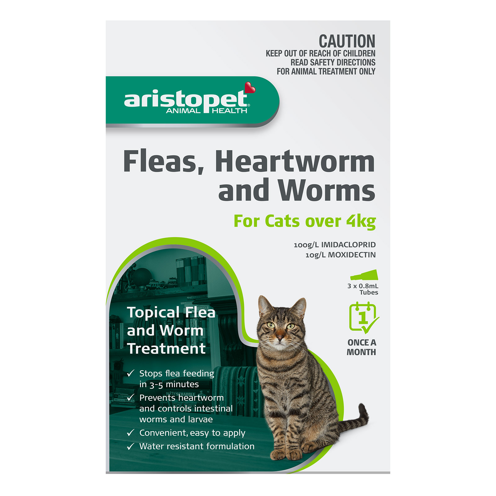 Aristopet Spot-on Treatment Kitten/Cat OVER 4 KG