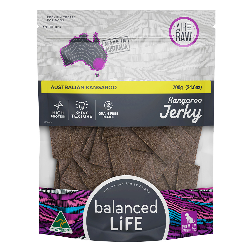 Balanced Life Kangaroo Jerky Premium Treats for Dogs
