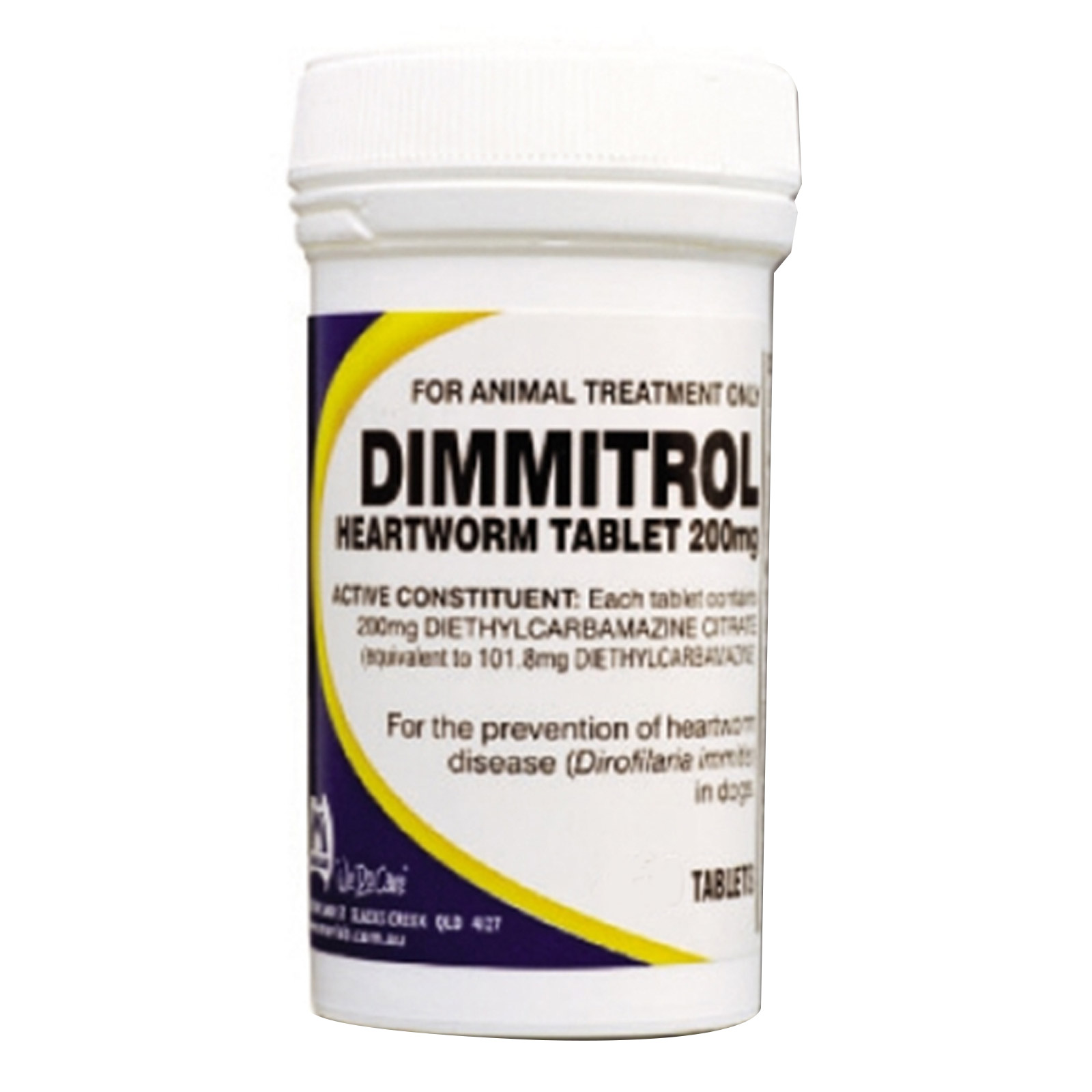Dimmitrol Tablets For Dogs 200Mg