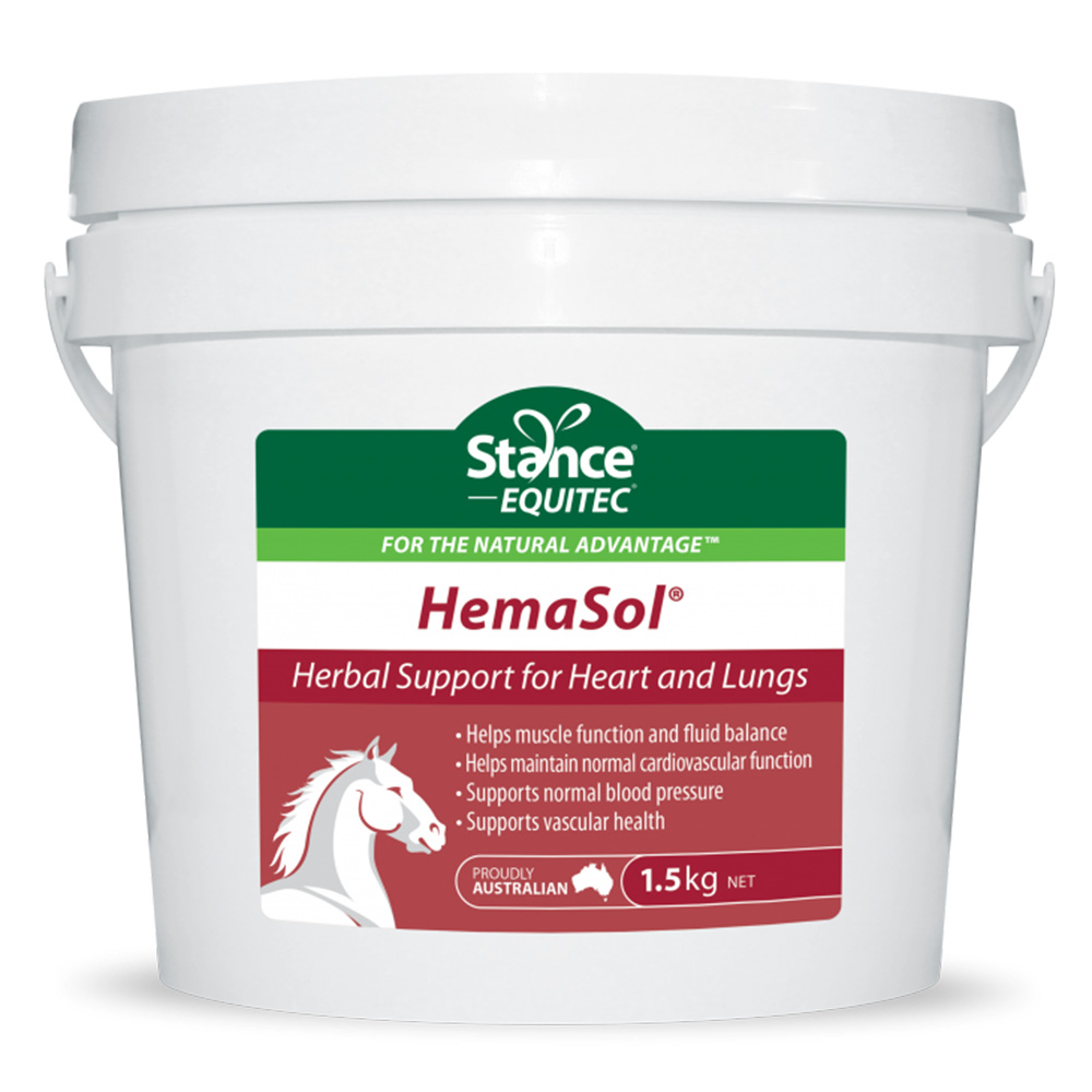 Stance Equitec Hemasol Herbal Support for Heart & Lungs for Horses for Horse