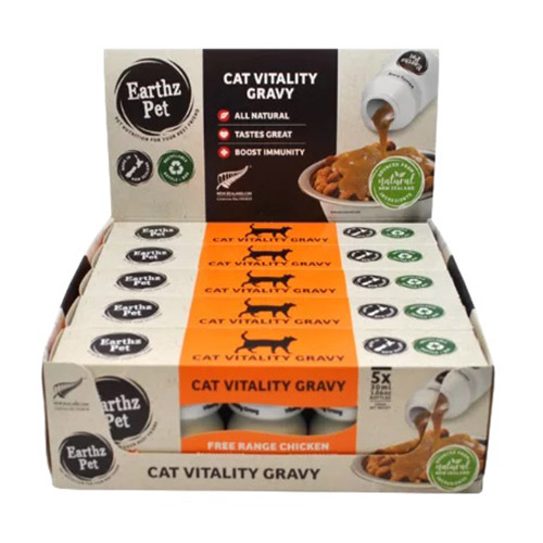 Earthz Pet Free Range Chicken Vitality Gravy for Cats 30ml
