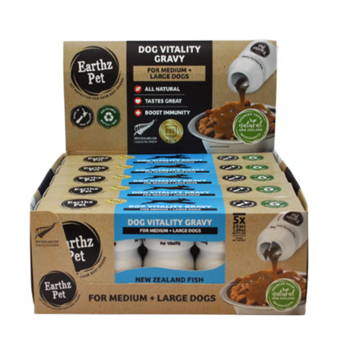 Earthz Pet New Zealand Fish Vitality Gravy for Medium and Large Dogs 50ml
