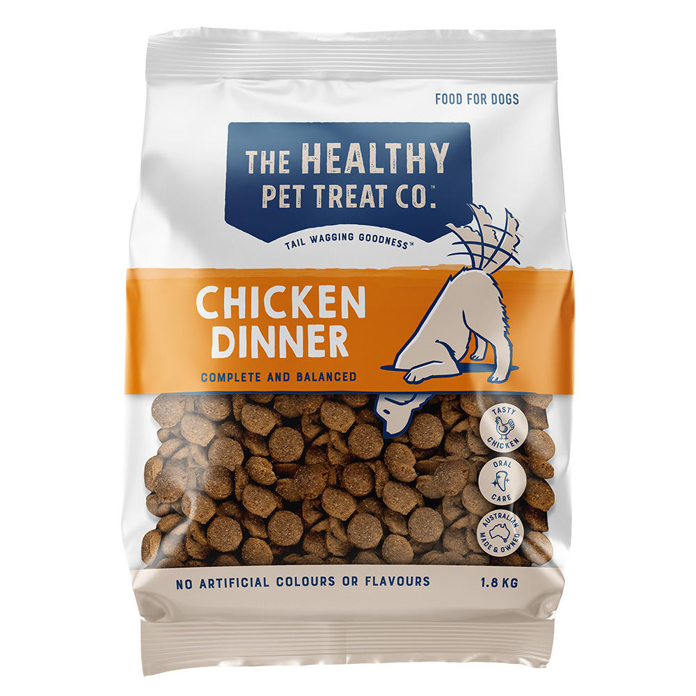 Healthy Pet Treat Co Chicken Dinner Kibble Dog Food for Food