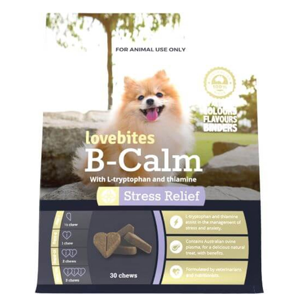 Vetafarm Lovebites B-Calm Dog Chews for Food