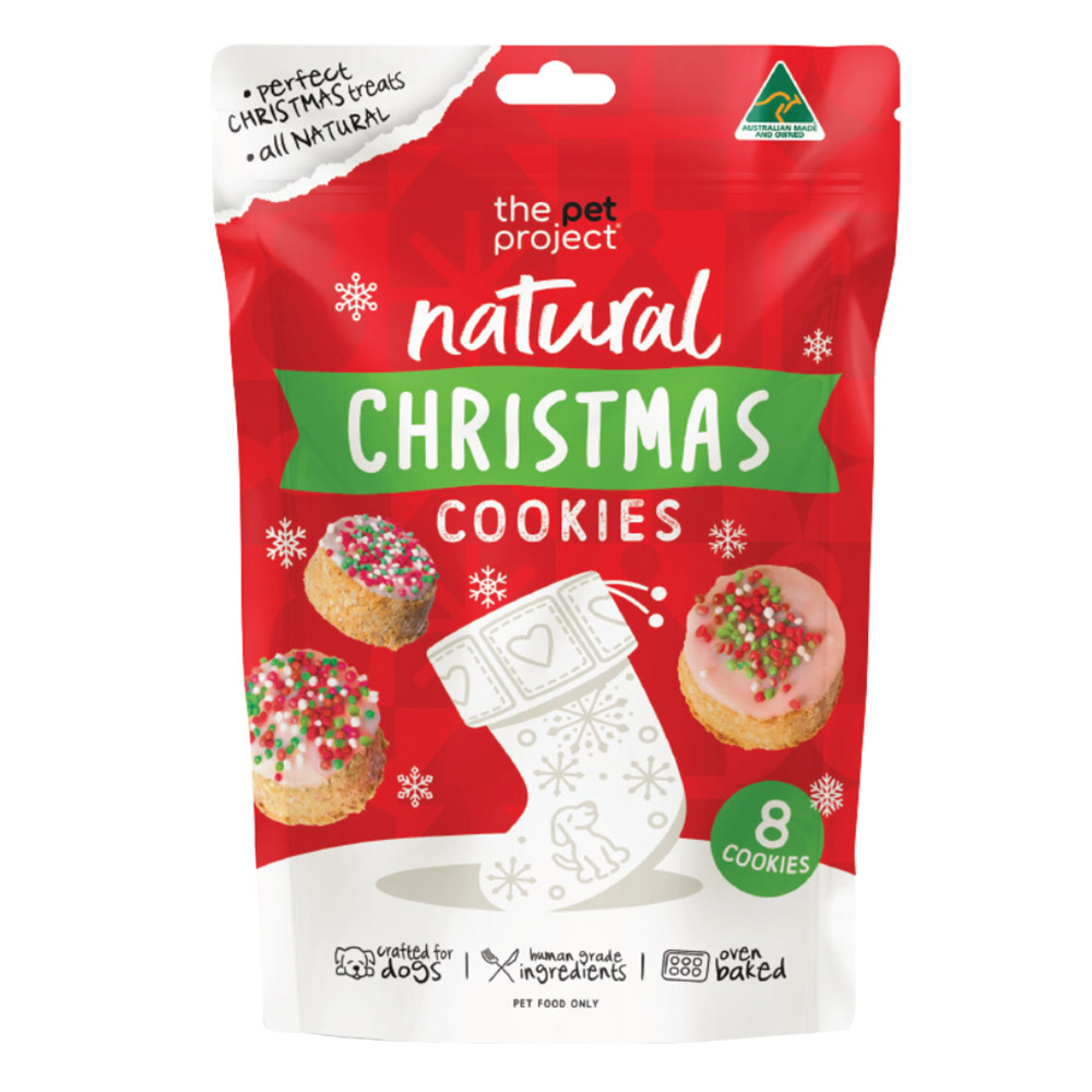 The Pet Project Christmas Cookies Natural Dog Treats for Dogs