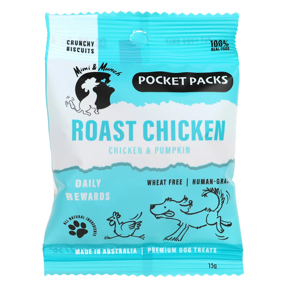 Mimi & Munch Roast Chicken Natural Dog Treats for Dogs
