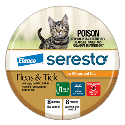 Seresto Cat Collar Orange For Kittens and Cats