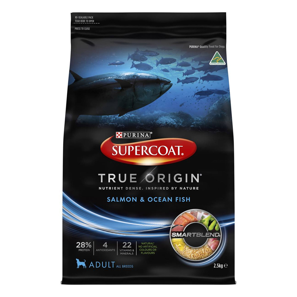 Supercoat True Origin Salmon & Ocean Fish Adult Dry Dog Food for Food