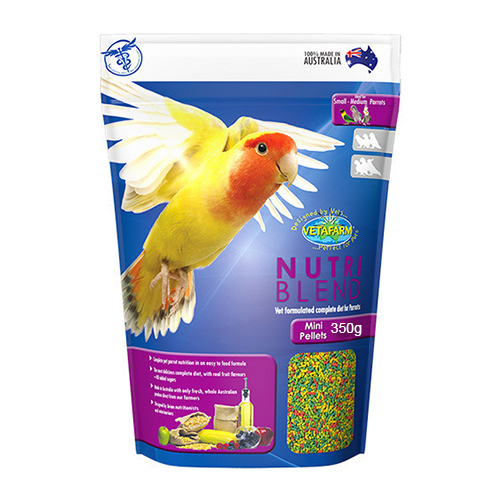 Vetafarm Nutriblend Mini Pellets for Birds for Food