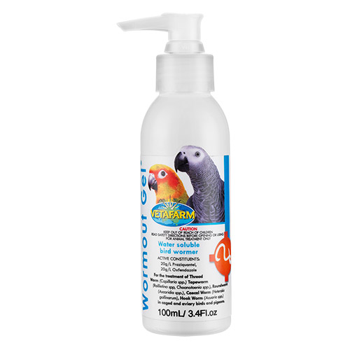 VetaFarm Wormout Gel for Birds 100 ml