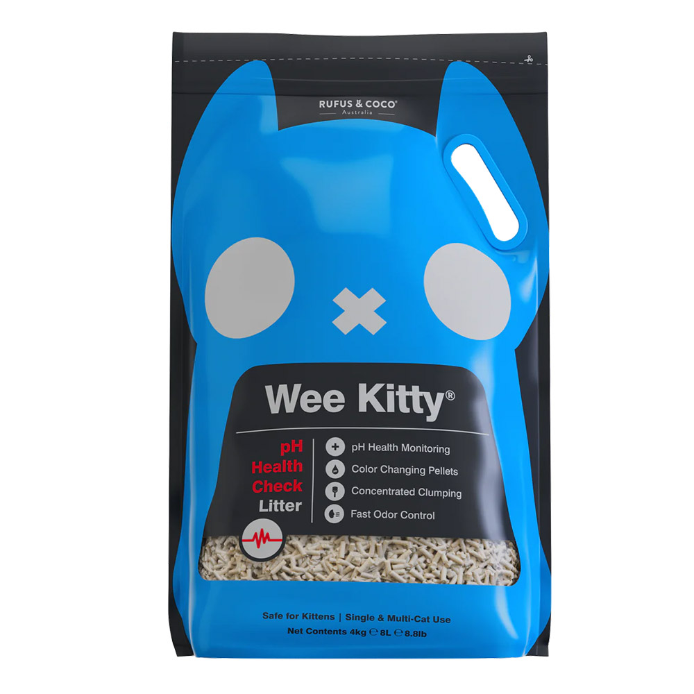 Rufus & Coco Wee Kitty pH Health Check Cat Litter for Cats