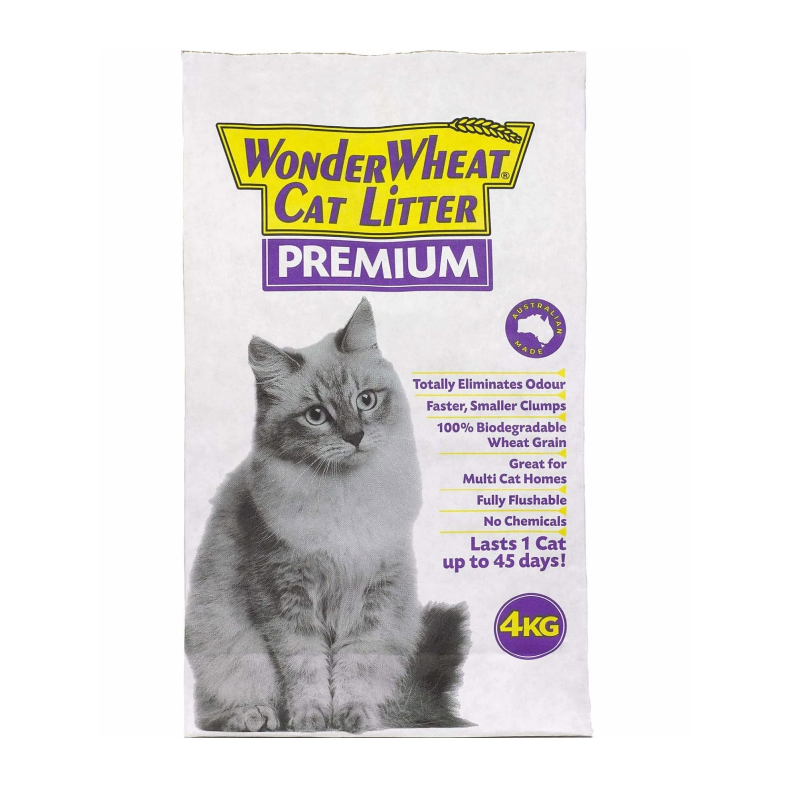 Wonder Wheat Cat Litter Premium for Cats