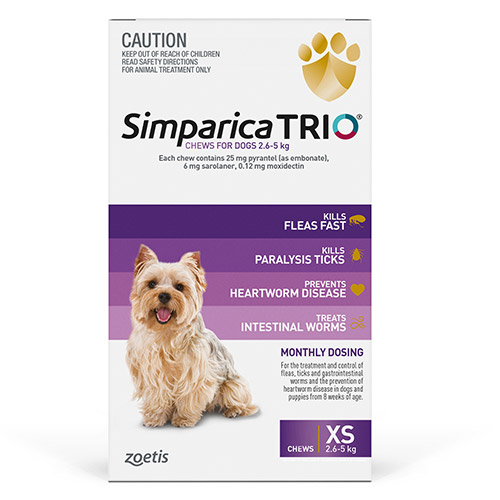 Buy Simparica Trio for Dogs at Lowest Price Online in