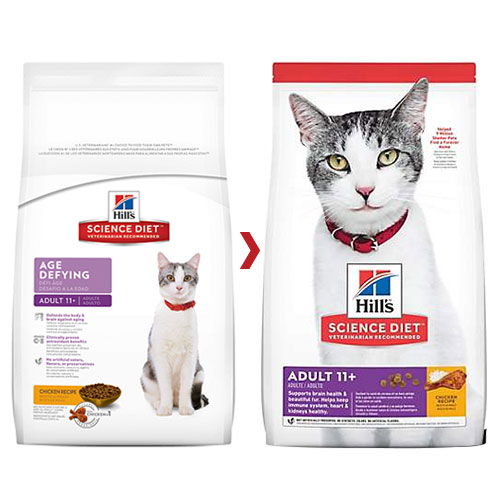 science diet indoor age defying cat food